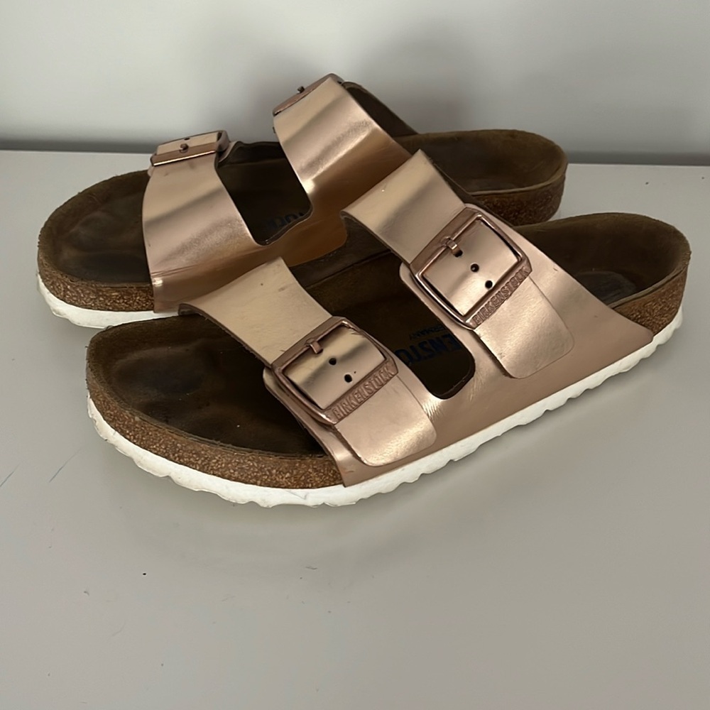 Birkenstock Arizona Roségold- great condition